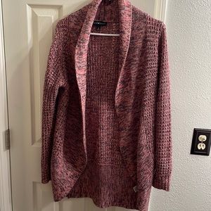 Pink woven sweater